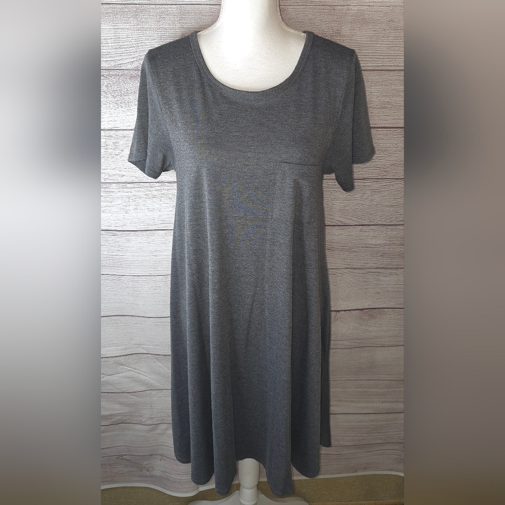 LuLaRoe Carly Short Sleeve Hi-low Dress Size Small
